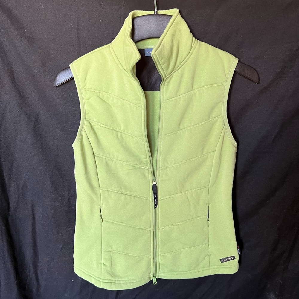 Quest Polartec Lime Green Vest